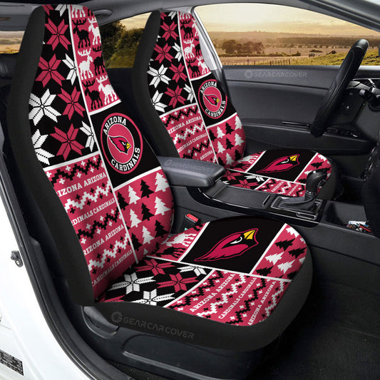 Arizona Cardinals Car Seat Covers Custom Ugly Style Car Accessories - Gearcarcover - 2