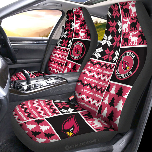 Arizona Cardinals Car Seat Covers Custom Ugly Style Car Accessories - Gearcarcover - 1