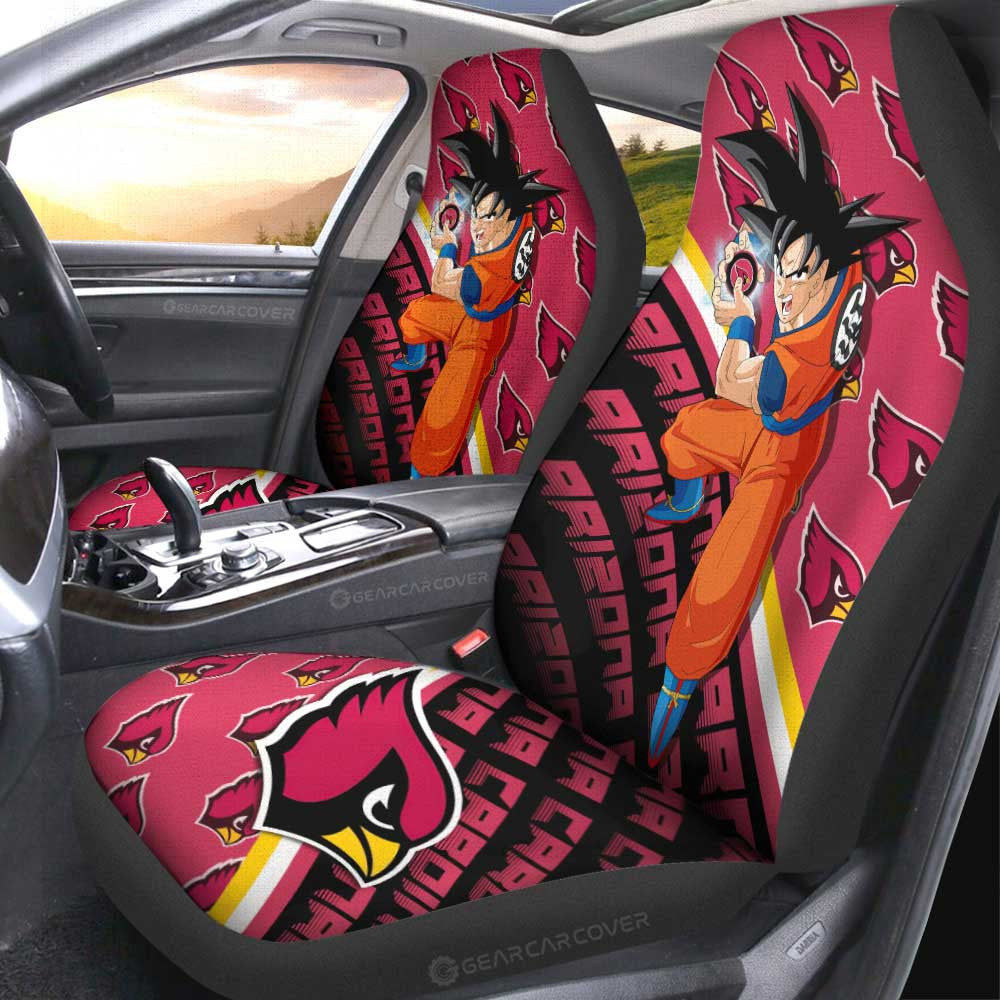 Arizona Cardinals Car Seat Covers Goku Car Accessories For Fans - Gearcarcover - 3