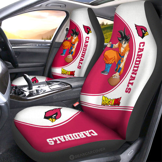 Arizona Cardinals Car Seat Covers Goku Car Accessories For Fans - Gearcarcover - 1