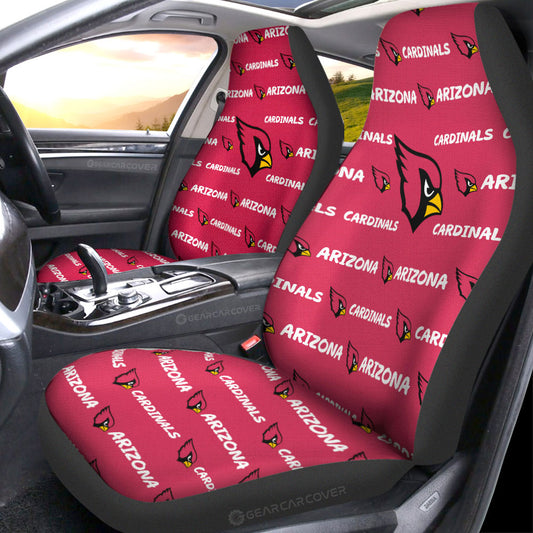 Arizona Cardinals Car Seat Covers Sporty Team Collection - Gearcarcover - 1