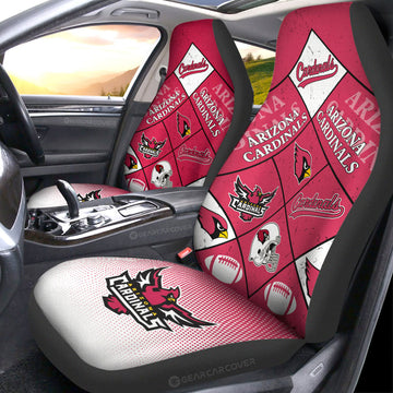 Arizona Cardinals Car Seat Covers Sporty Team Collection - Gearcarcover - 1