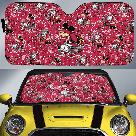 Arizona Cardinals Car Sunshade Cartoon Theme Collection - Gearcarcover - 1