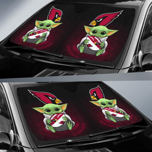 Arizona Cardinals Car Sunshade Custom Car Accessories For Fan - Gearcarcover - 2