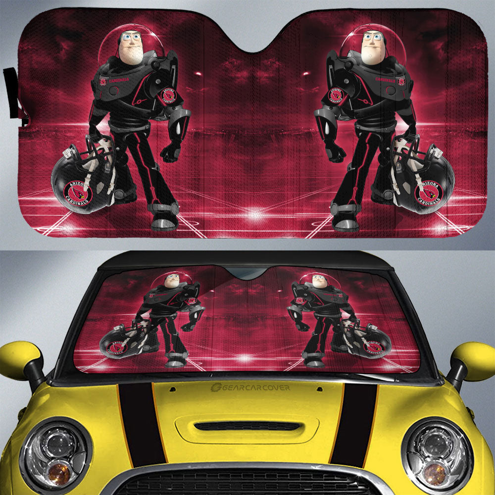 Arizona Cardinals Car Sunshade Custom Car Accessories For Fan - Gearcarcover - 1