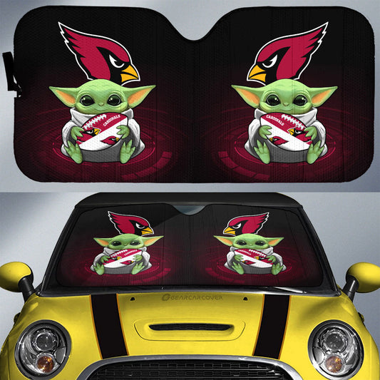 Arizona Cardinals Car Sunshade Custom Car Accessories For Fan - Gearcarcover - 1