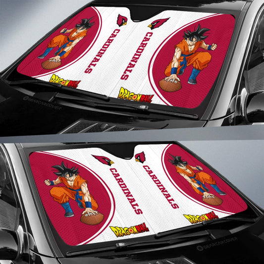 Arizona Cardinals Car Sunshade Custom Car Accessories For Fans - Gearcarcover - 2