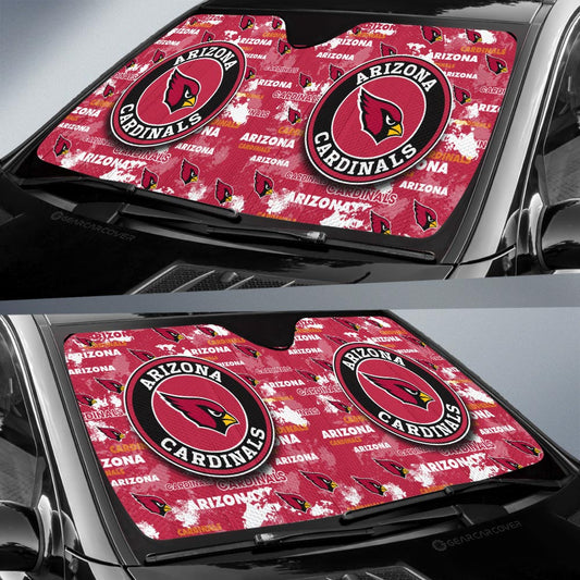 Arizona Cardinals Car Sunshade Custom Car Accessories - Gearcarcover - 2