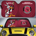 Arizona Cardinals Car Sunshade Custom Car Accessories - Gearcarcover - 1