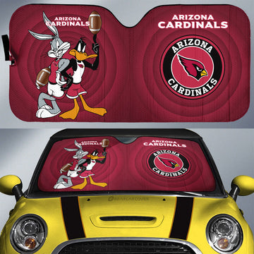 Arizona Cardinals Car Sunshade Custom Car Accessories - Gearcarcover - 1