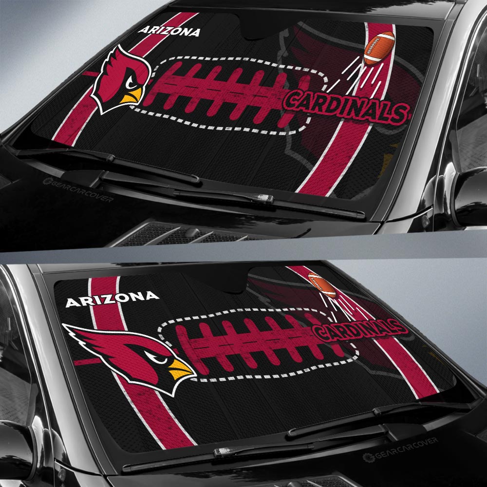 Arizona Cardinals Car Sunshade Custom Car Accessories - Gearcarcover - 2