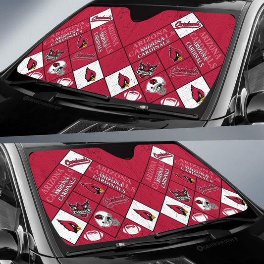 Arizona Cardinals Car Sunshade Sporty Team Collection - Gearcarcover - 2