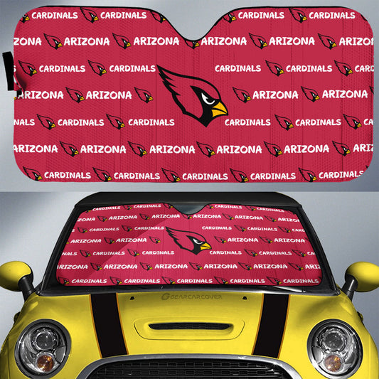 Arizona Cardinals Car Sunshade Sporty Team Collection - Gearcarcover - 1