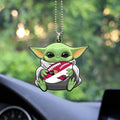 Arizona Cardinals Ornament Baby Yoda Car Accessories - Gearcarcover - 2