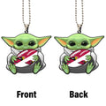 Arizona Cardinals Ornament Baby Yoda Car Accessories - Gearcarcover - 4