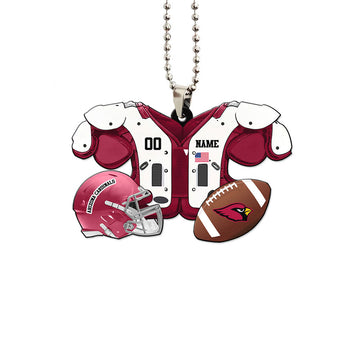 Arizona Cardinals Ornament Personalized Uniforms Collection - Gearcarcover - 1