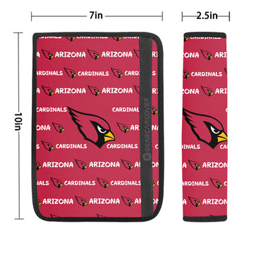 Arizona Cardinals Seat Belt Covers Sporty Team Collection - Gearcarcover - 1