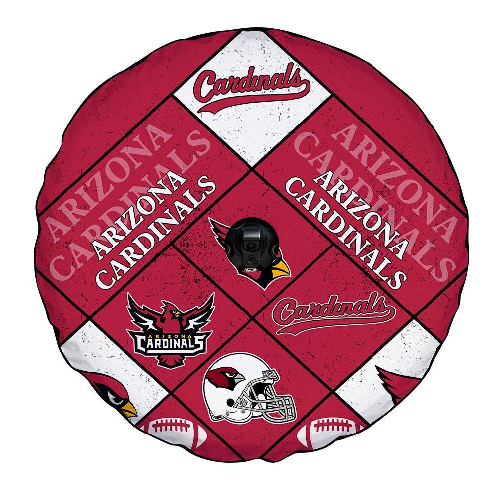 Arizona Cardinals Spare Tire Covers Camera Hole Sporty Team Collection - Gearcarcover - 4