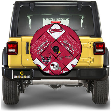 Arizona Cardinals Spare Tire Covers Camera Hole Sporty Team Collection - Gearcarcover - 1