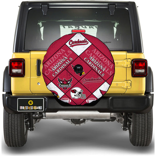 Arizona Cardinals Spare Tire Covers Camera Hole Sporty Team Collection - Gearcarcover - 1