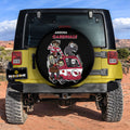 Arizona Cardinals Spare Tire Covers Horror Characters Car Accessories - Gearcarcover - 2