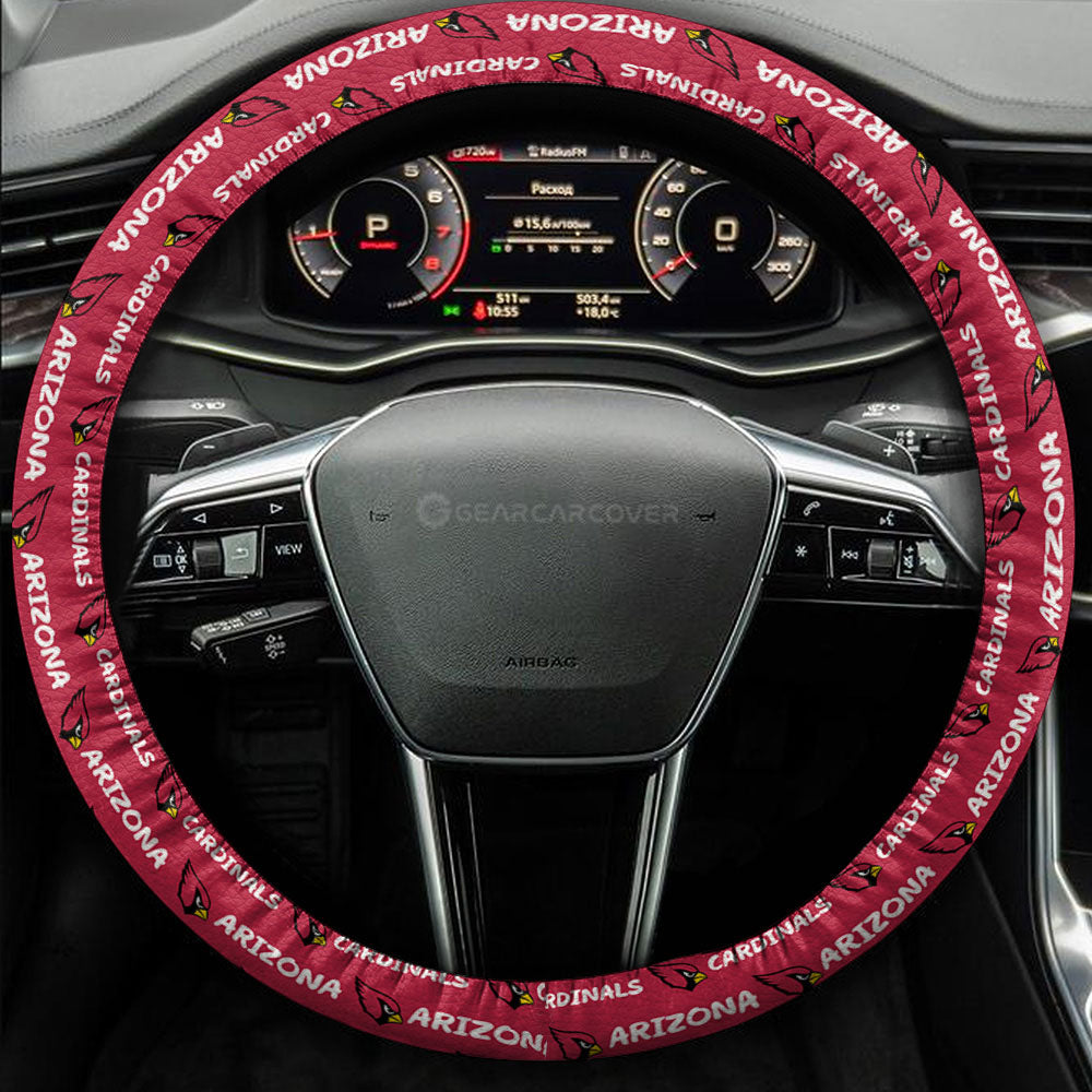 Arizona Cardinals Steering Wheel Cover Sporty Team Collection - Gearcarcover - 3