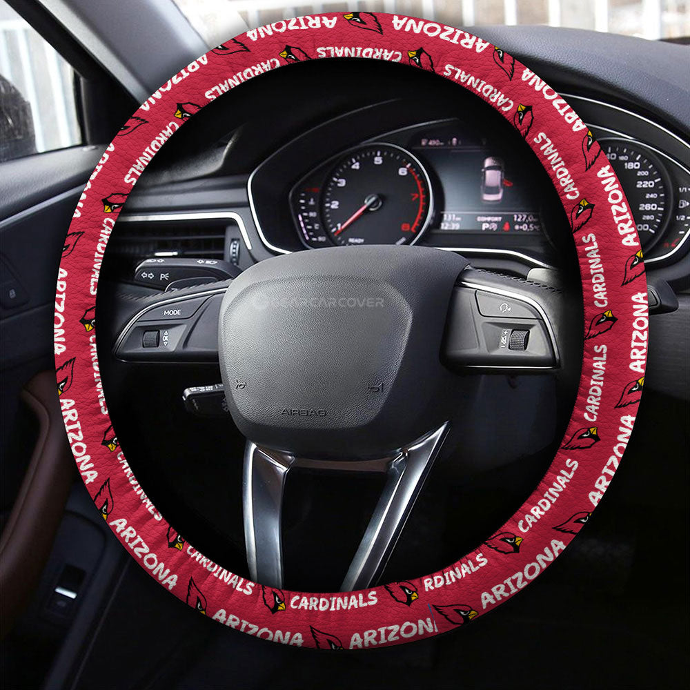 Arizona Cardinals Steering Wheel Cover Sporty Team Collection - Gearcarcover - 4