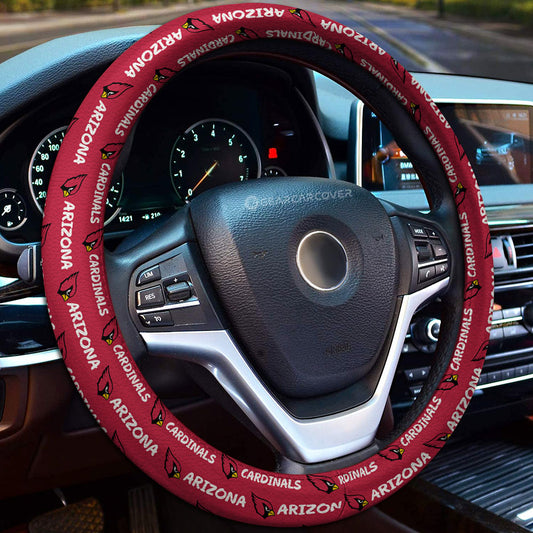 Arizona Cardinals Steering Wheel Cover Sporty Team Collection - Gearcarcover - 1