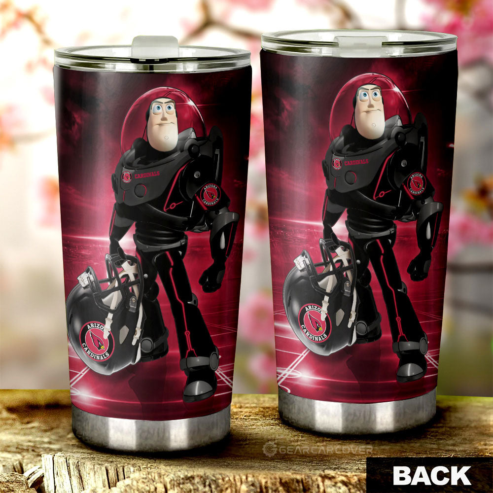 Arizona Cardinals Tumbler Cup Custom Car Accessories For Fan - Gearcarcover - 2