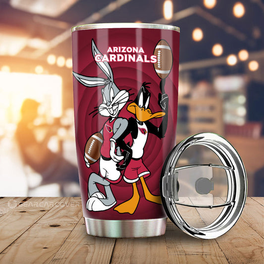 Arizona Cardinals Tumbler Cup Custom Car Accessories - Gearcarcover - 2