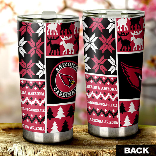 Arizona Cardinals Tumbler Cup Custom Ugly Style Car Accessories - Gearcarcover - 2