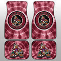 Arizona Coyotes Car Floor Mats Custom Tie Dye Car Accessories - Gearcarcover - 1