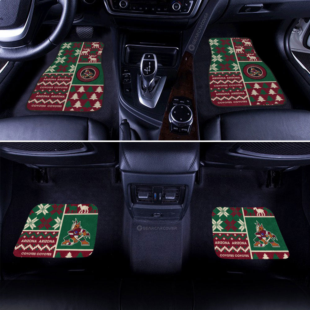 Arizona Coyotes Car Floor Mats Custom Ugly Style Car Accessories - Gearcarcover - 2