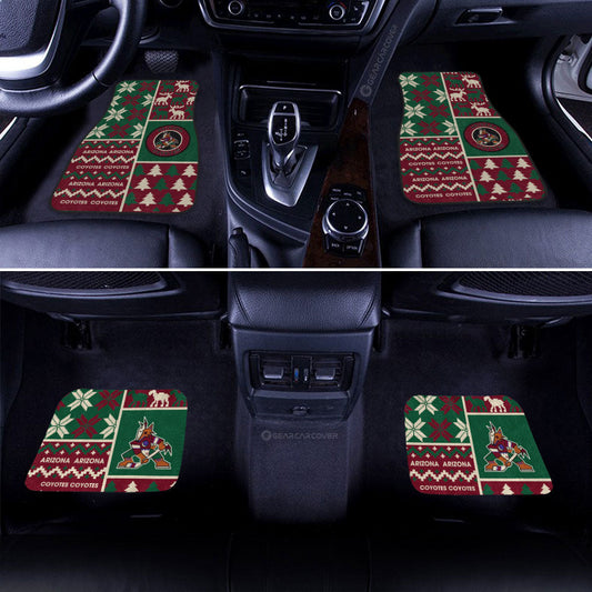 Arizona Coyotes Car Floor Mats Custom Ugly Style Car Accessories - Gearcarcover - 2