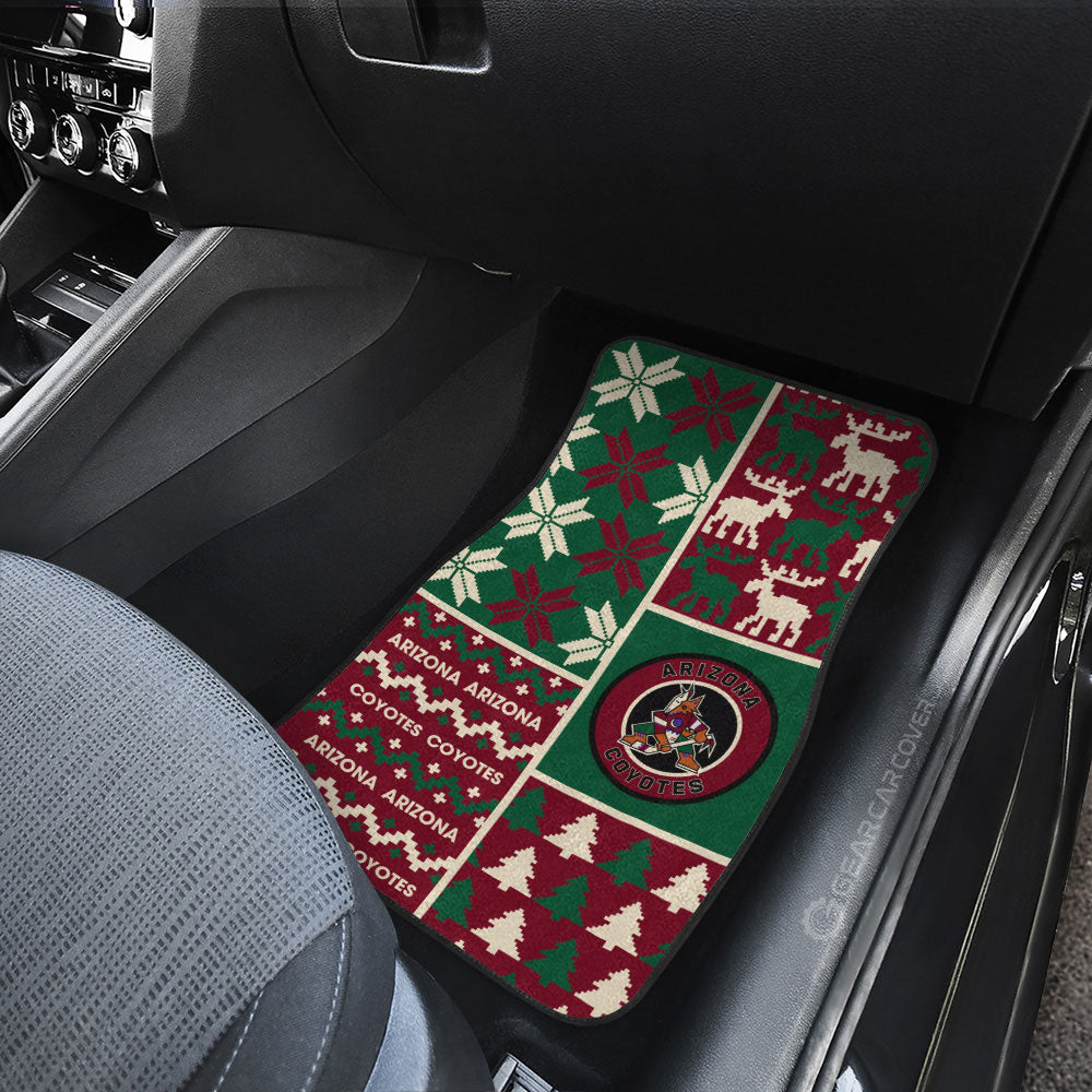 Arizona Coyotes Car Floor Mats Custom Ugly Style Car Accessories - Gearcarcover - 3