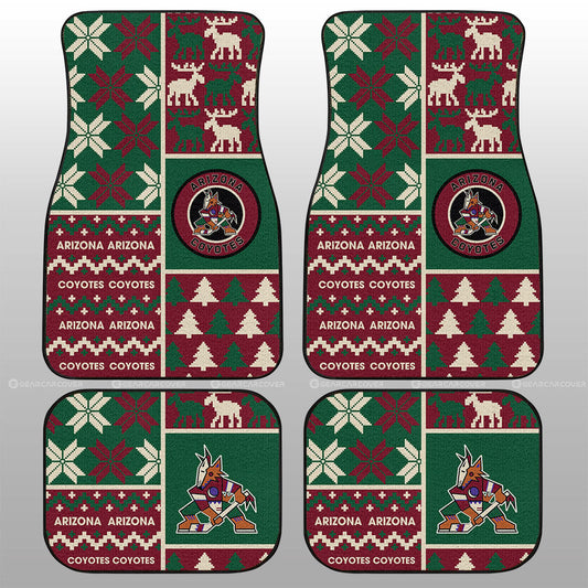 Arizona Coyotes Car Floor Mats Custom Ugly Style Car Accessories - Gearcarcover - 1
