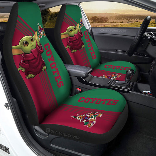 Arizona Coyotes Car Seat Covers Baby Yoda Car Accessories - Gearcarcover - 2
