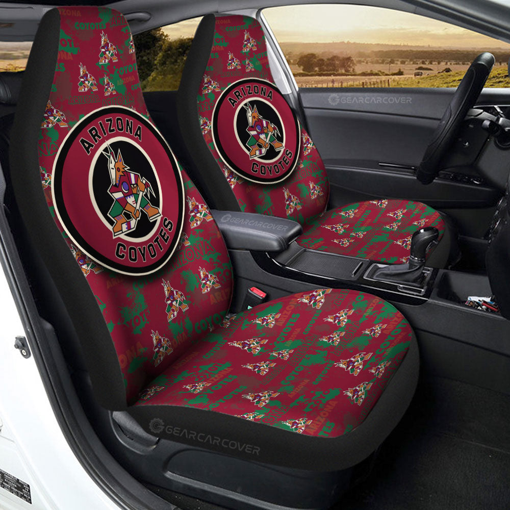Arizona Coyotes Car Seat Covers Custom Car Accessories - Gearcarcover - 2