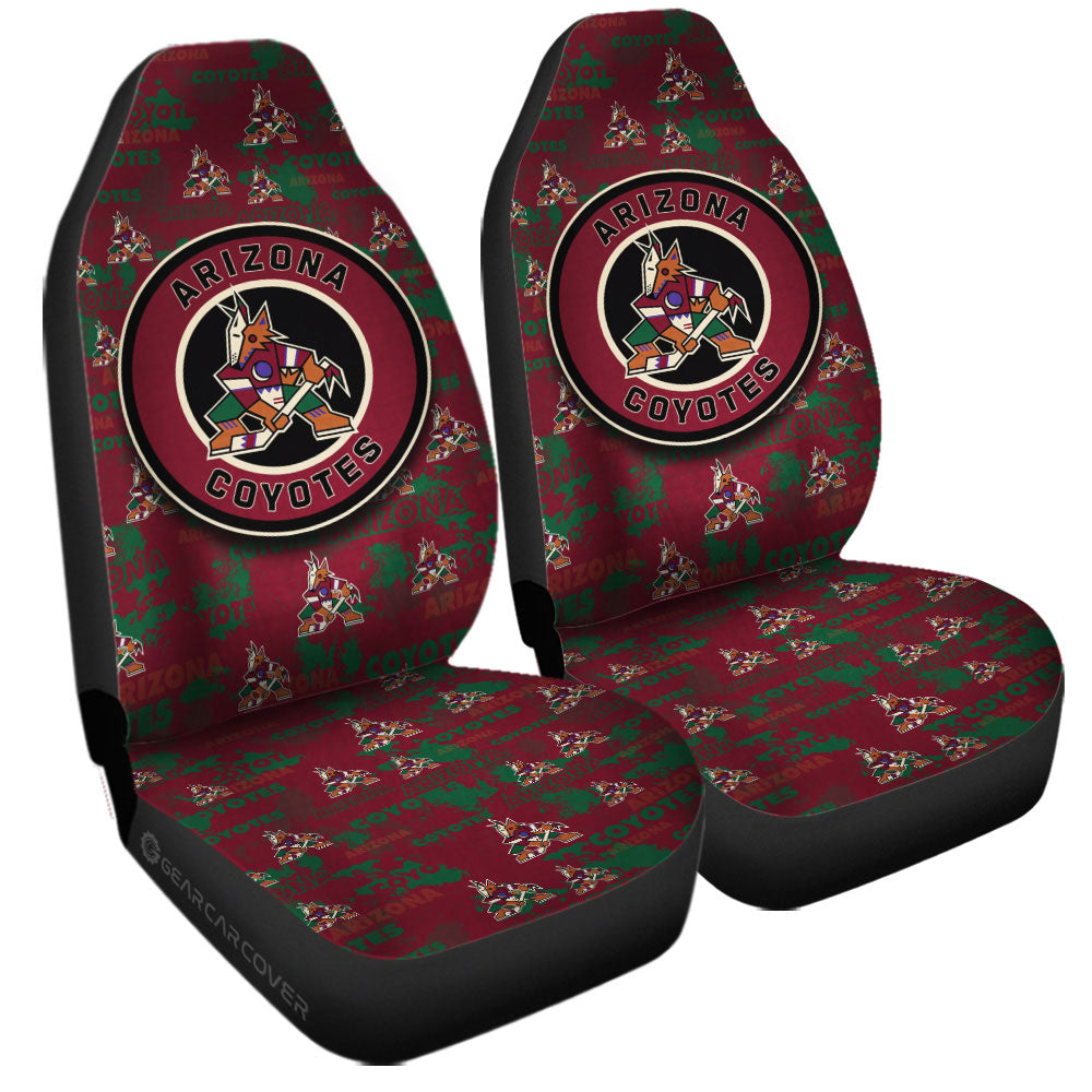 Arizona Coyotes Car Seat Covers Custom Car Accessories - Gearcarcover - 3