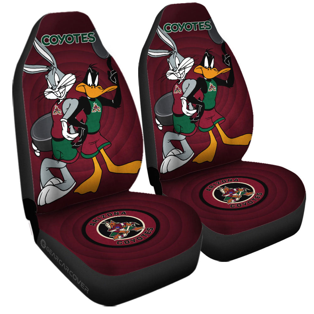 Arizona Coyotes Car Seat Covers Custom Car Accessories - Gearcarcover - 3