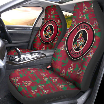 Arizona Coyotes Car Seat Covers Custom Car Accessories - Gearcarcover - 1