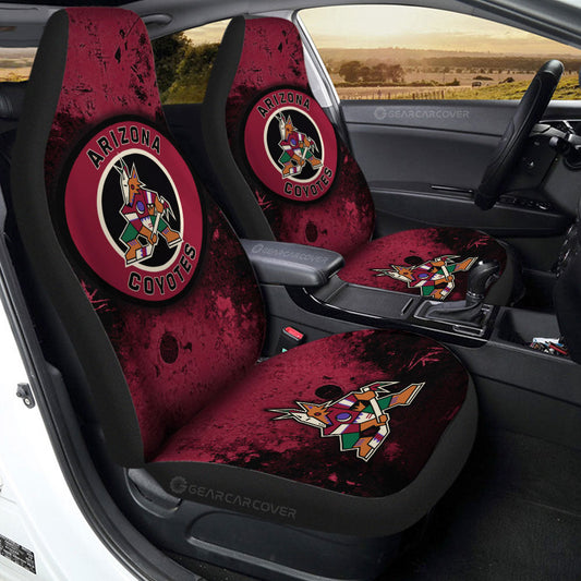 Arizona Coyotes Car Seat Covers Custom Car Accessories - Gearcarcover - 2