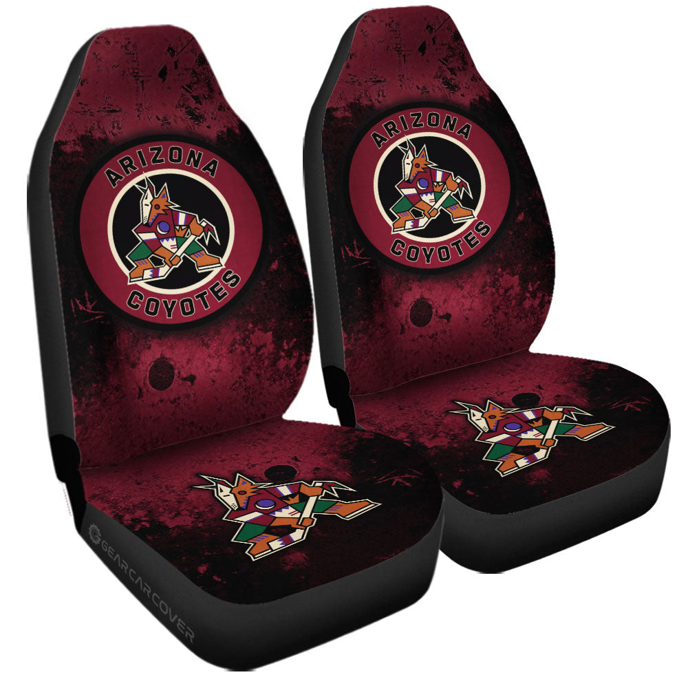 Arizona Coyotes Car Seat Covers Custom Car Accessories - Gearcarcover - 3