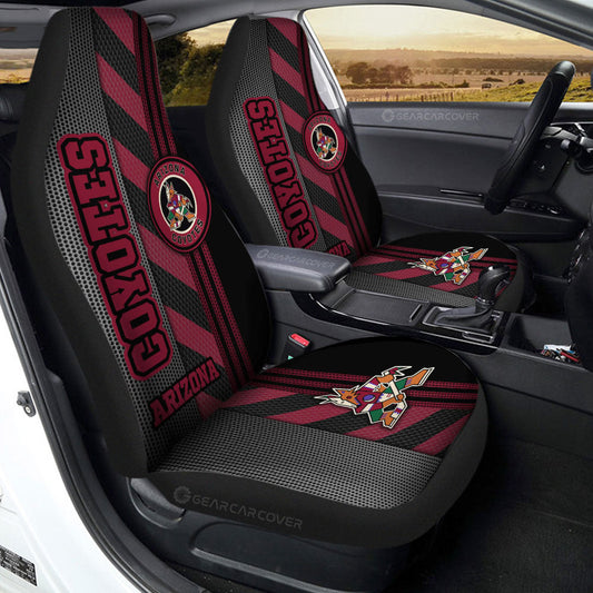 Arizona Coyotes Car Seat Covers Custom Car Accessories - Gearcarcover - 2