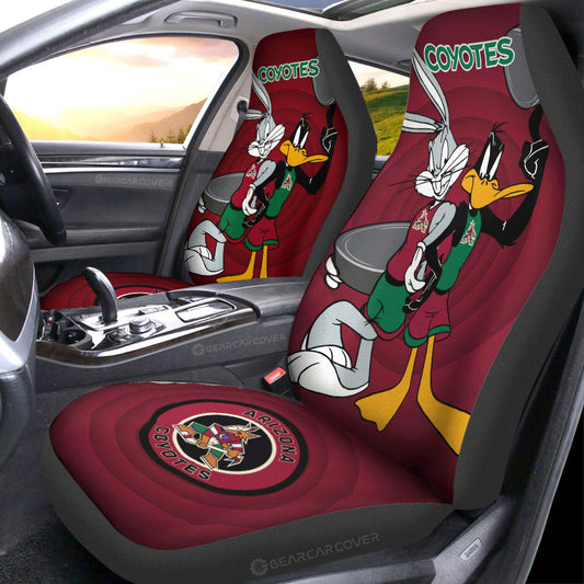 Arizona Coyotes Car Seat Covers Custom Car Accessories - Gearcarcover - 1
