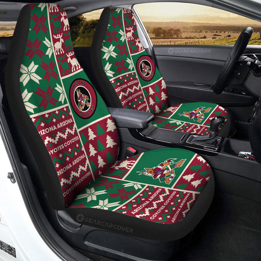 Arizona Coyotes Car Seat Covers Custom Ugly Style Car Accessories - Gearcarcover - 2