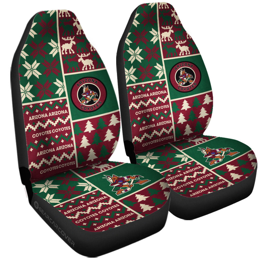 Arizona Coyotes Car Seat Covers Custom Ugly Style Car Accessories - Gearcarcover - 3