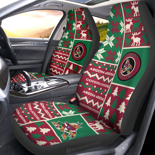Arizona Coyotes Car Seat Covers Custom Ugly Style Car Accessories - Gearcarcover - 1