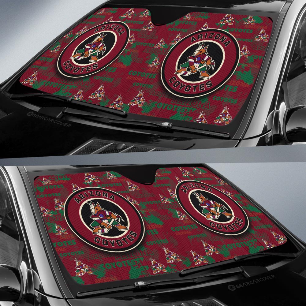 Arizona Coyotes Car Sunshade Custom Car Accessories - Gearcarcover - 2