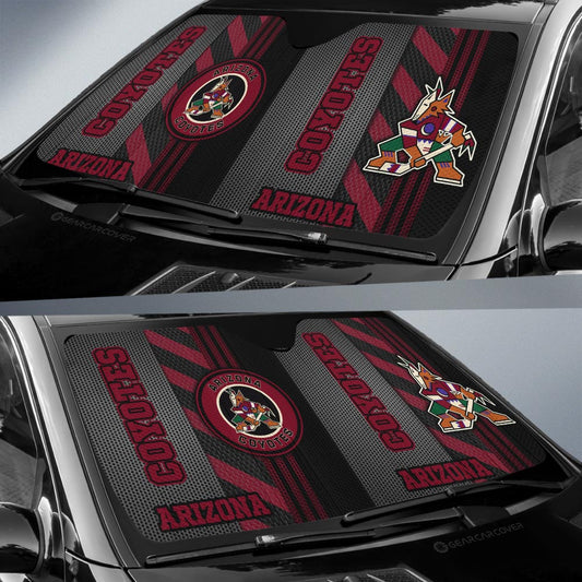 Arizona Coyotes Car Sunshade Custom Car Accessories - Gearcarcover - 2